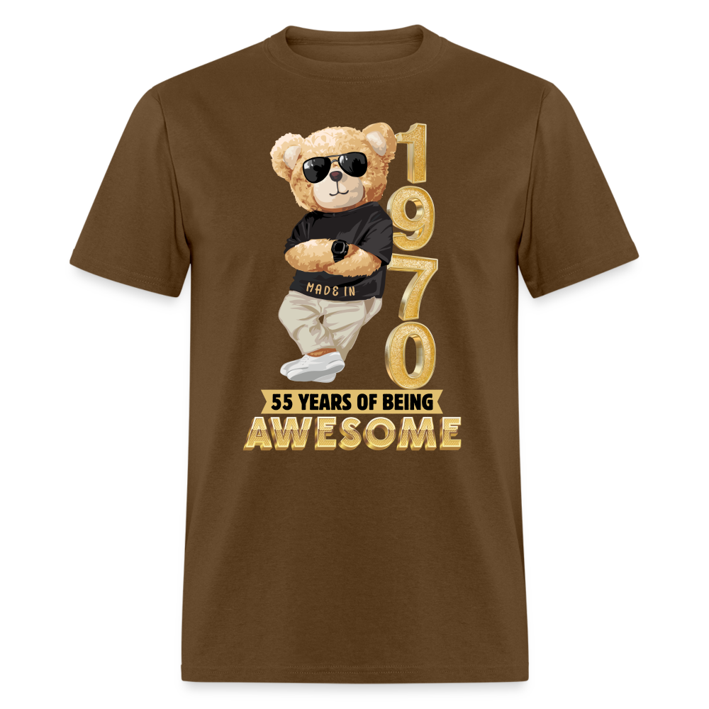 55-1970 YEARS OF BEING AWESOME - brown