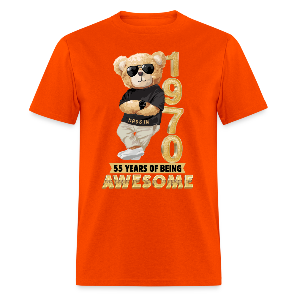 55-1970 YEARS OF BEING AWESOME - orange