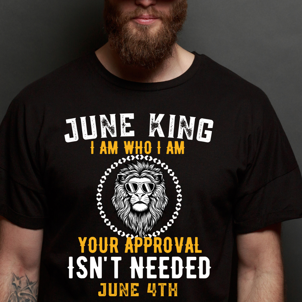 I AM 4TH JUNE KING SHIRT