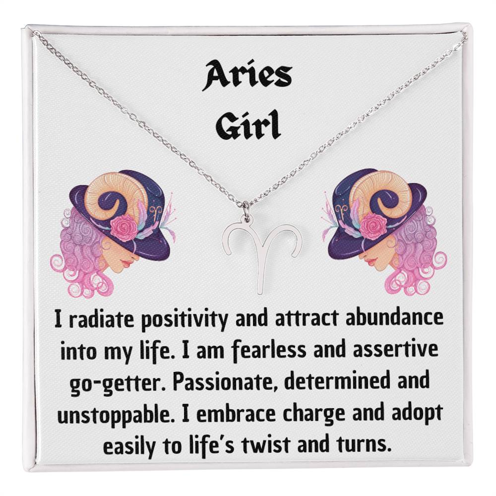 ARIES GIRL NECKLACE