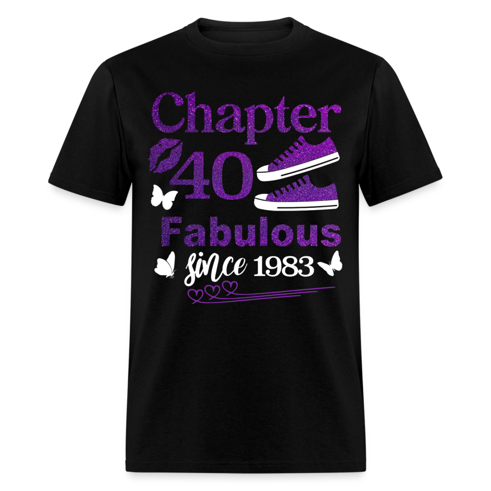 40TH CHAPTER 1983 SHIRT - black