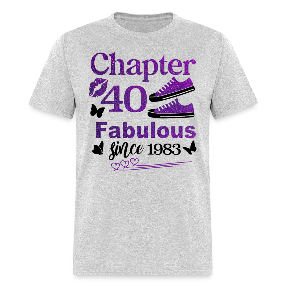40TH CHAPTER 1983 FAB SHIRT - heather gray