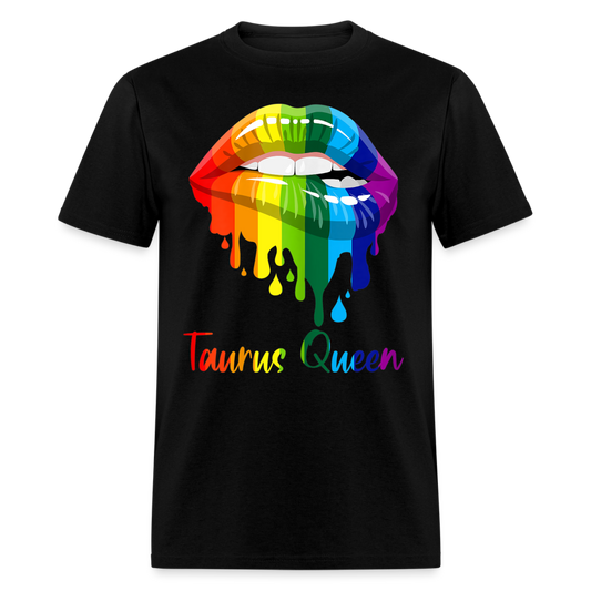 TAURUS RAINBOW LIPS SHIRT - black