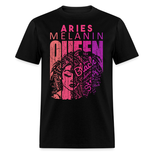 ARIES MELANIN QUEEN SHIRT - black