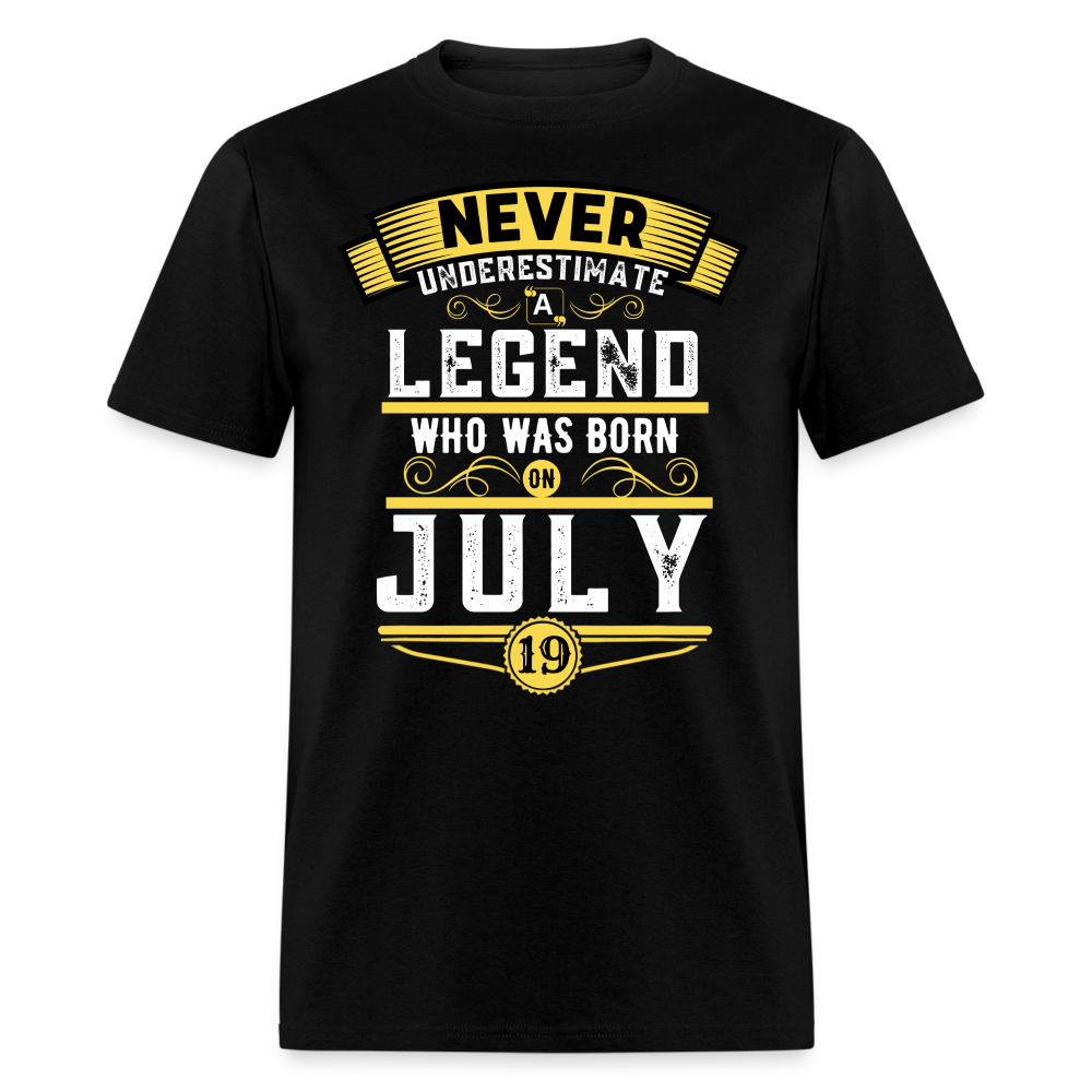 19TH JULY LEGEND SHIRT - black