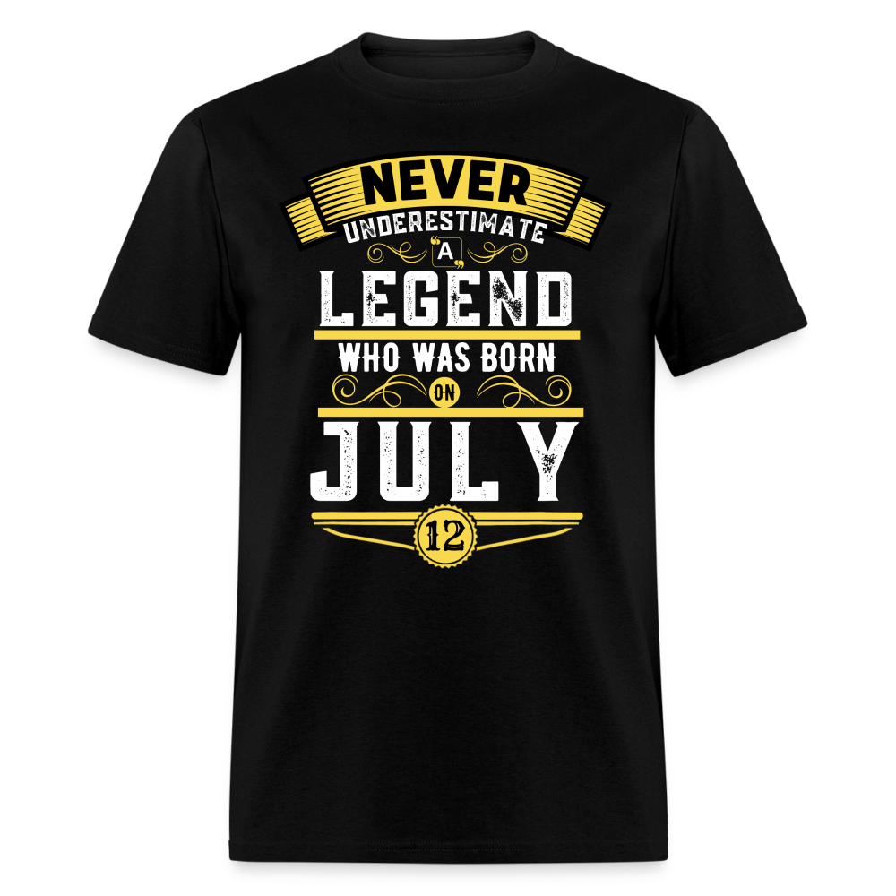 12TH JULY LEGEND SHIRT - black