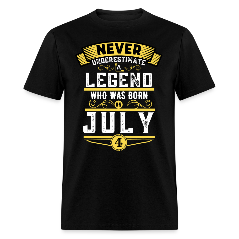 4TH JULY LEGEND SHIRT - black