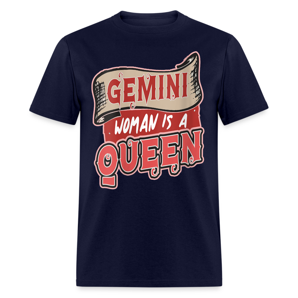 GEMINI WOMAN QUEEN SHIRT - navy