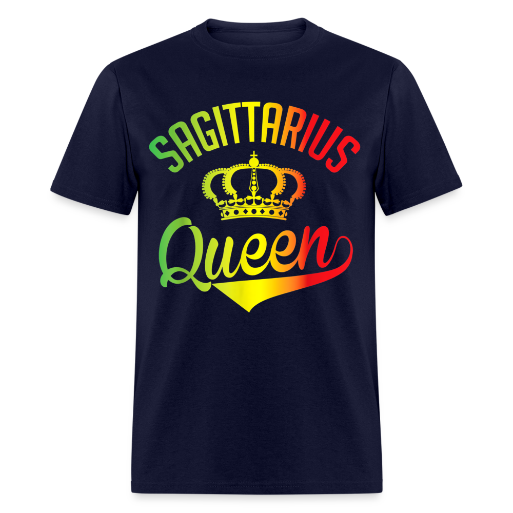 SAGITTARIUS QUEEN CROWN SHIRT - navy