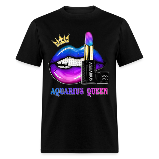 AQUARIUS LIPSTICK QUEEN SHIRT - black