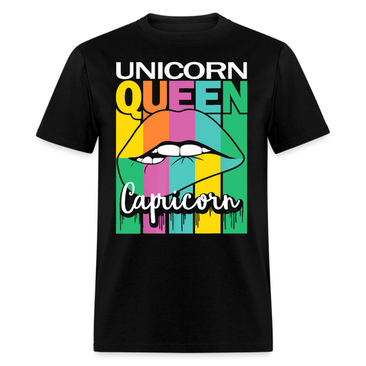 CAPRICORN UNICORN LIPS SHIRT - black