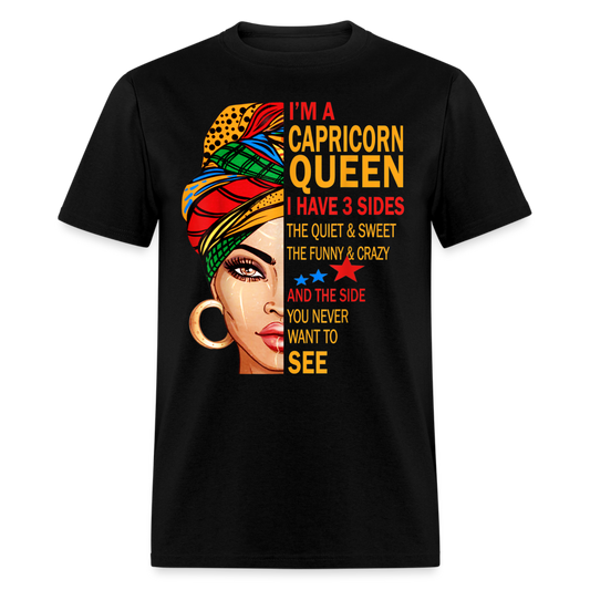 CAPRICORN THREE SIDES SHIRT - black