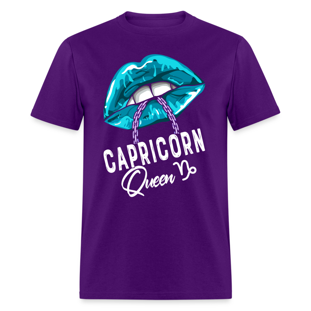 CAPRICORN BLUE LIPS SHIRT - purple