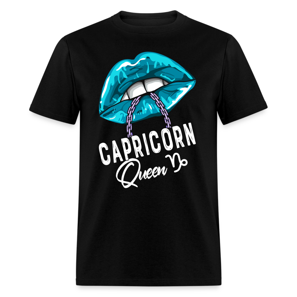 CAPRICORN BLUE LIPS SHIRT - black