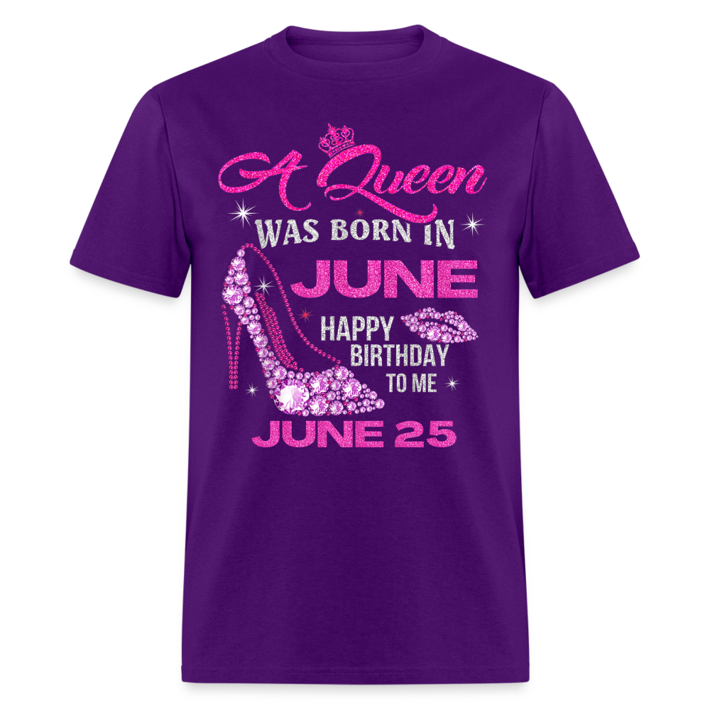 25TH JUNE QUEEN SHIRT PINK - purple