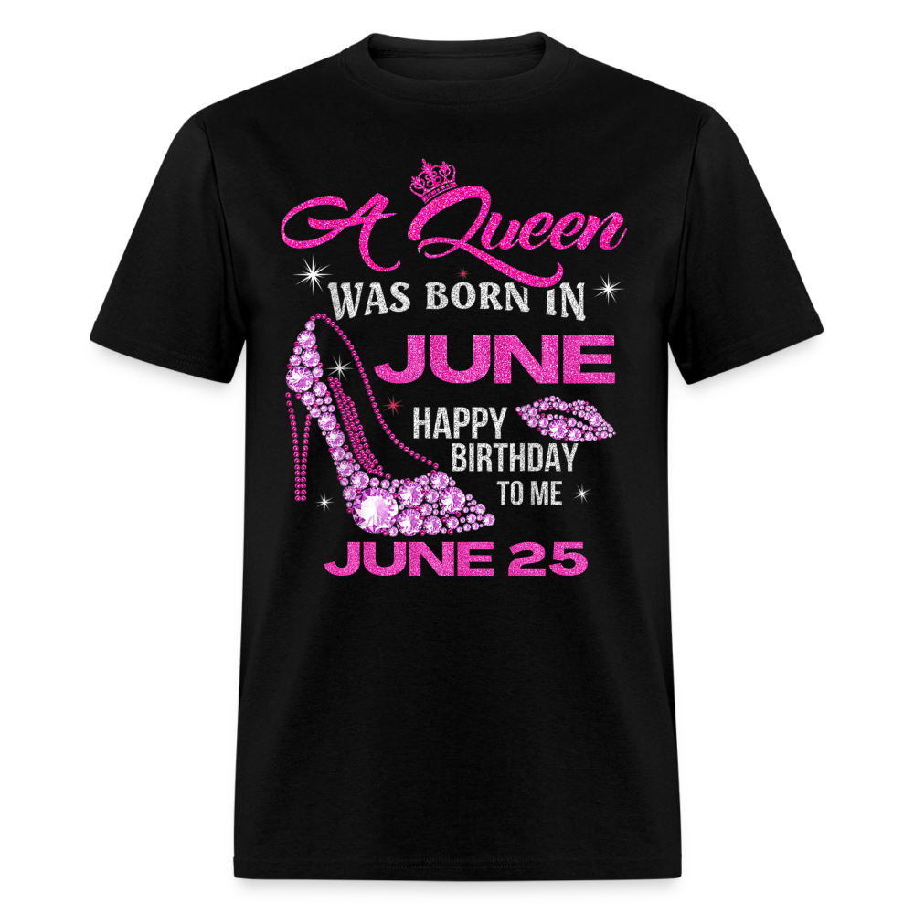 25TH JUNE QUEEN SHIRT PINK - black