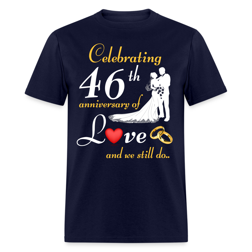 46TH ANNIVERSARY UNISEX SHIRT - navy