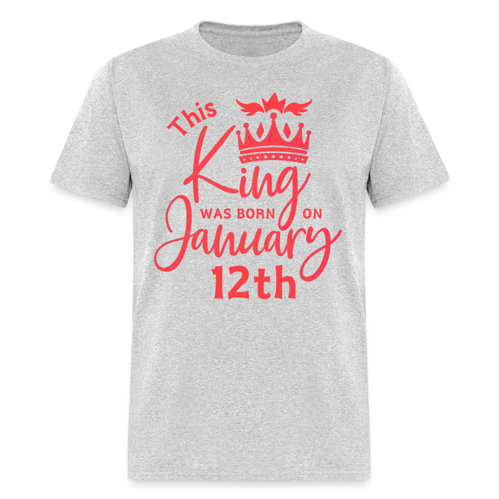 KING BORN 12TH JANUARY - heather gray