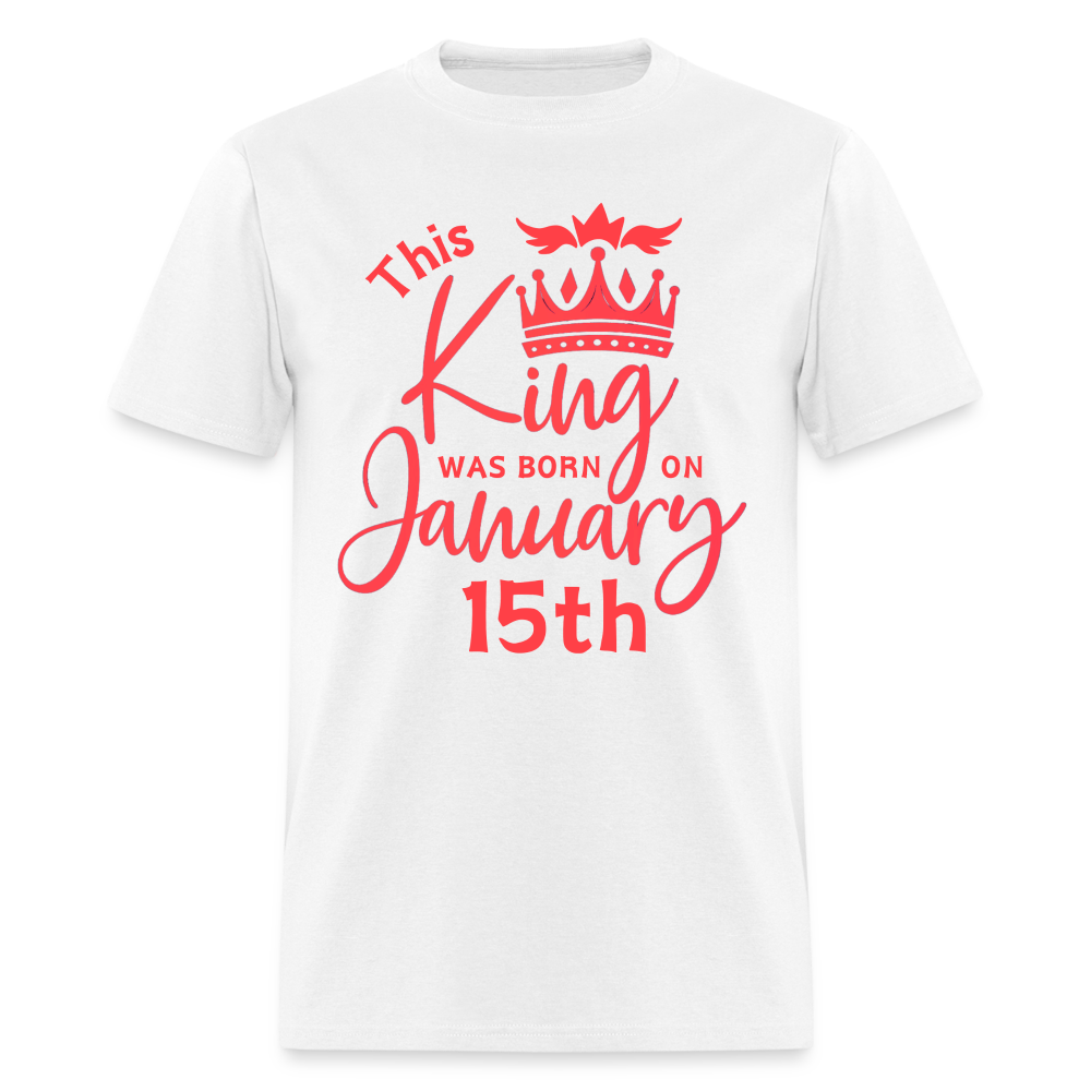 KING BORN 15TH JANUARY - white