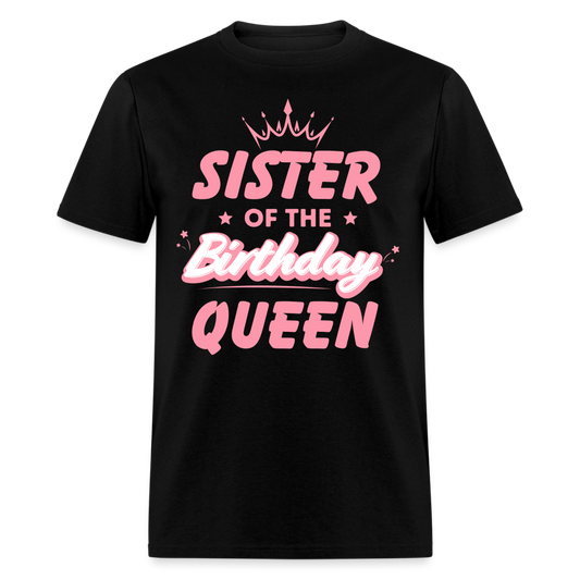 SISTER OF BIRTHDAY QUEEN - black