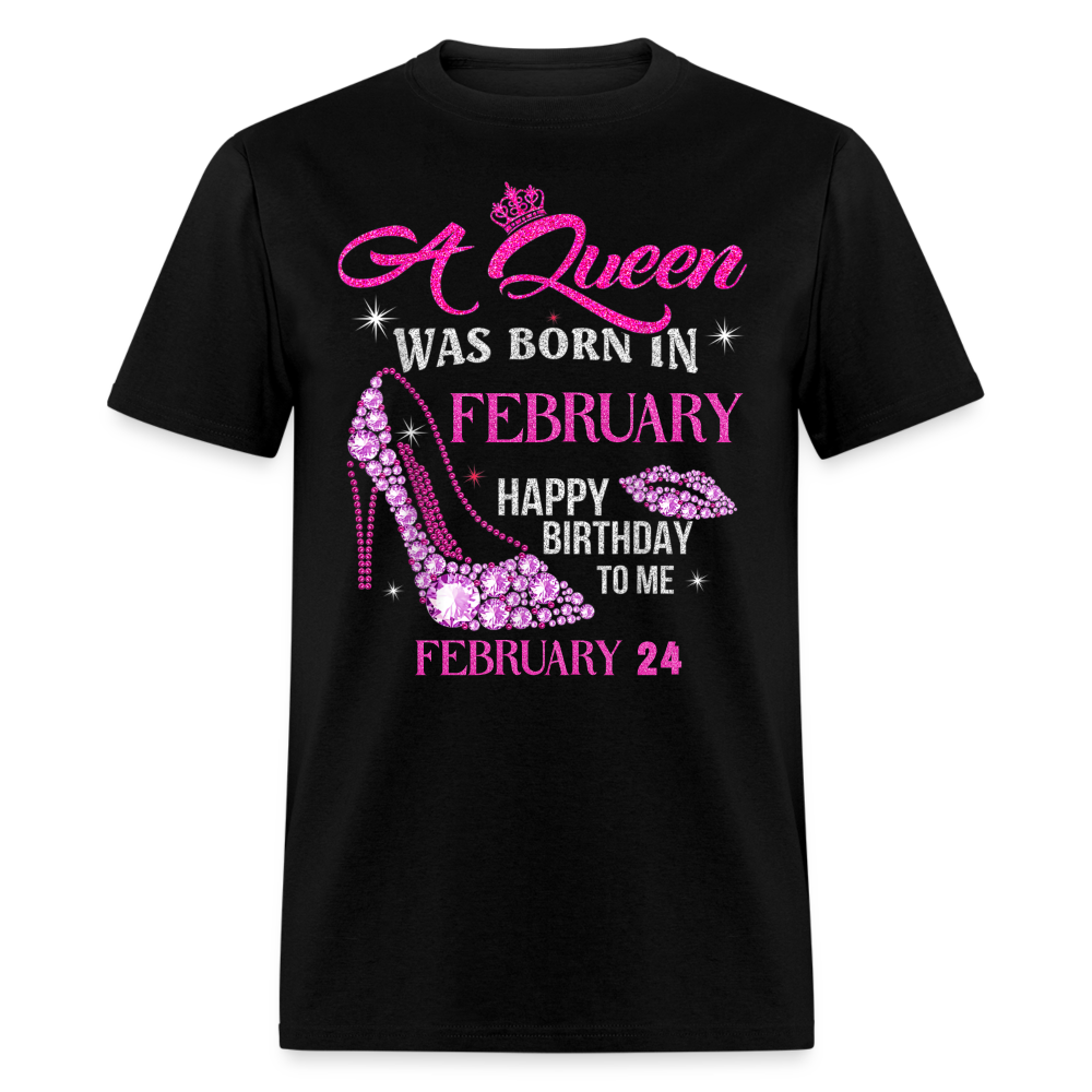 24TH FEBRUARY QUEEN SHIRT - black