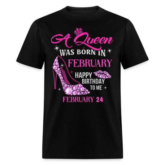 24TH FEBRUARY QUEEN SHIRT - black