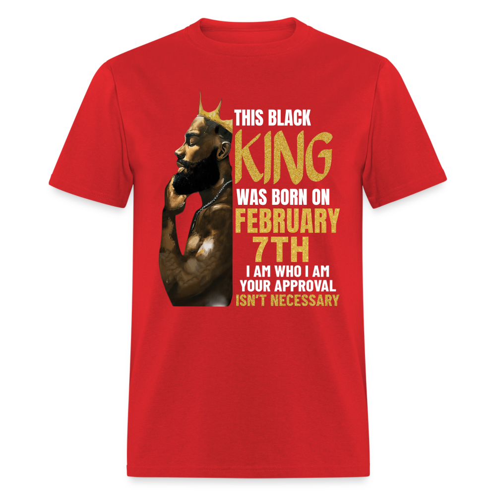 7TH FEBRUARY BLACK KING - red