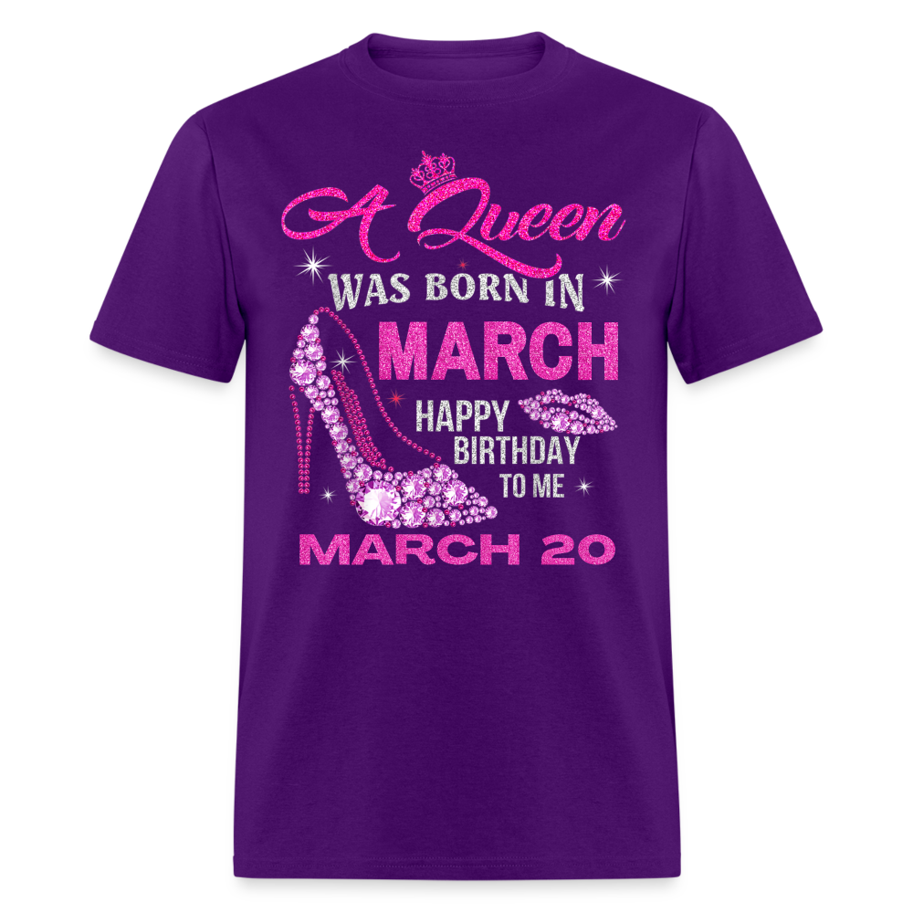 20TH MARCH QUEEN - purple