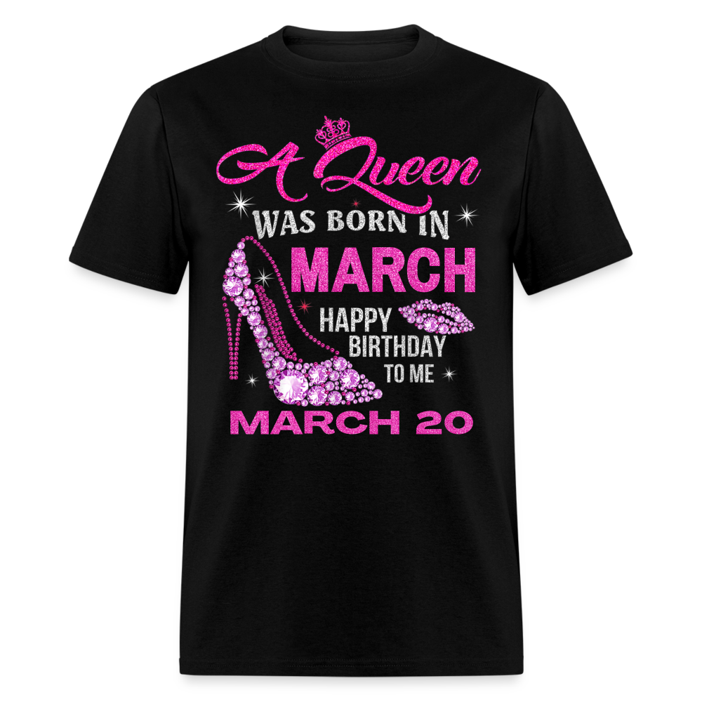 20TH MARCH QUEEN - black