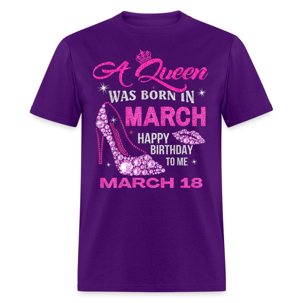 18TH MARCH QUEEN - purple