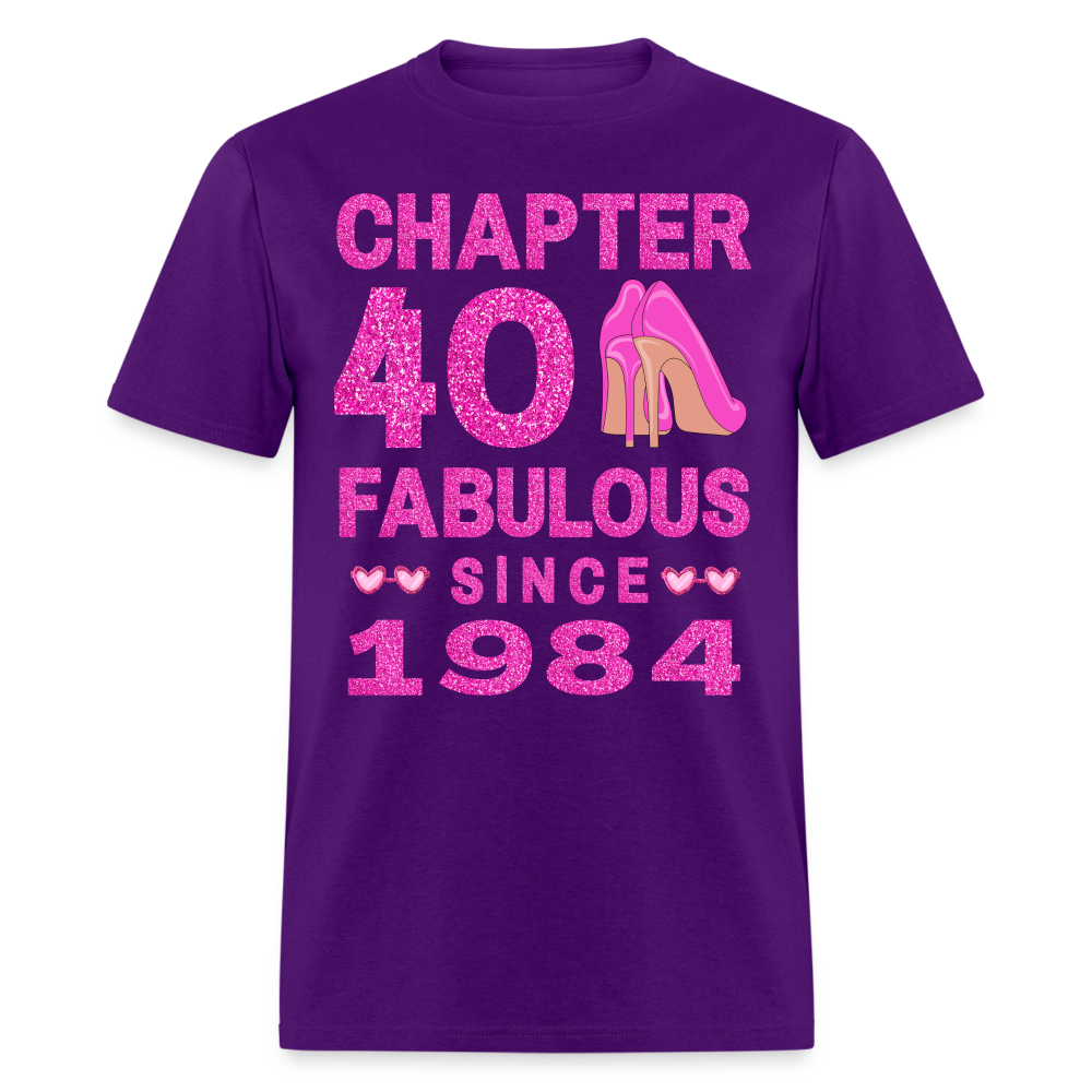 CHAPTER 40 FAB SINCE 1984 - purple