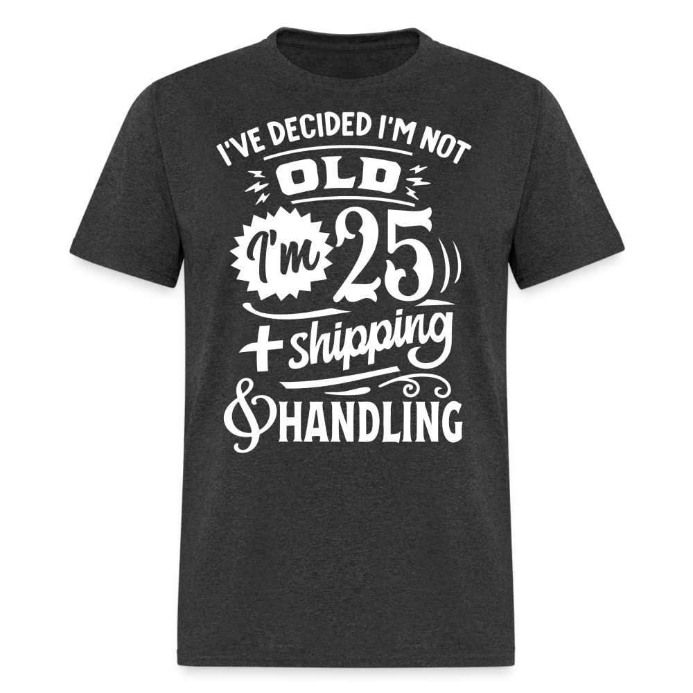 25 PLUS SHIPPING HANDLING - heather black