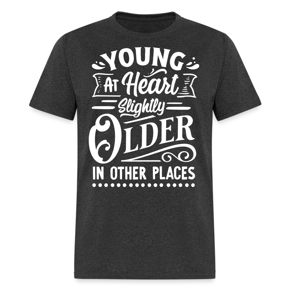 YOUNG AT HEART - heather black