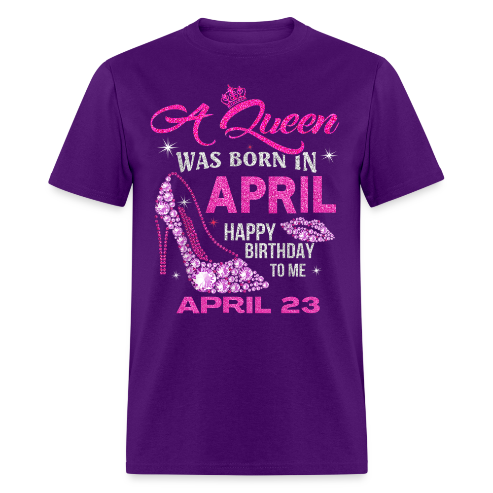 23RD APRIL QUEEN SHIRT - purple