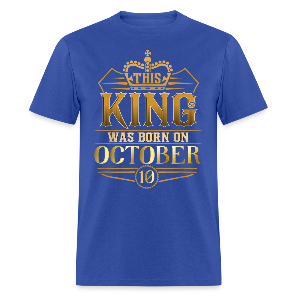 KING 10TH OCTOBER - royal blue