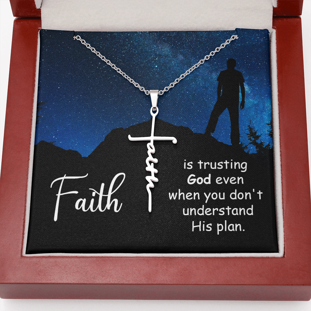 TRUST GOD FAITH NECKLACE