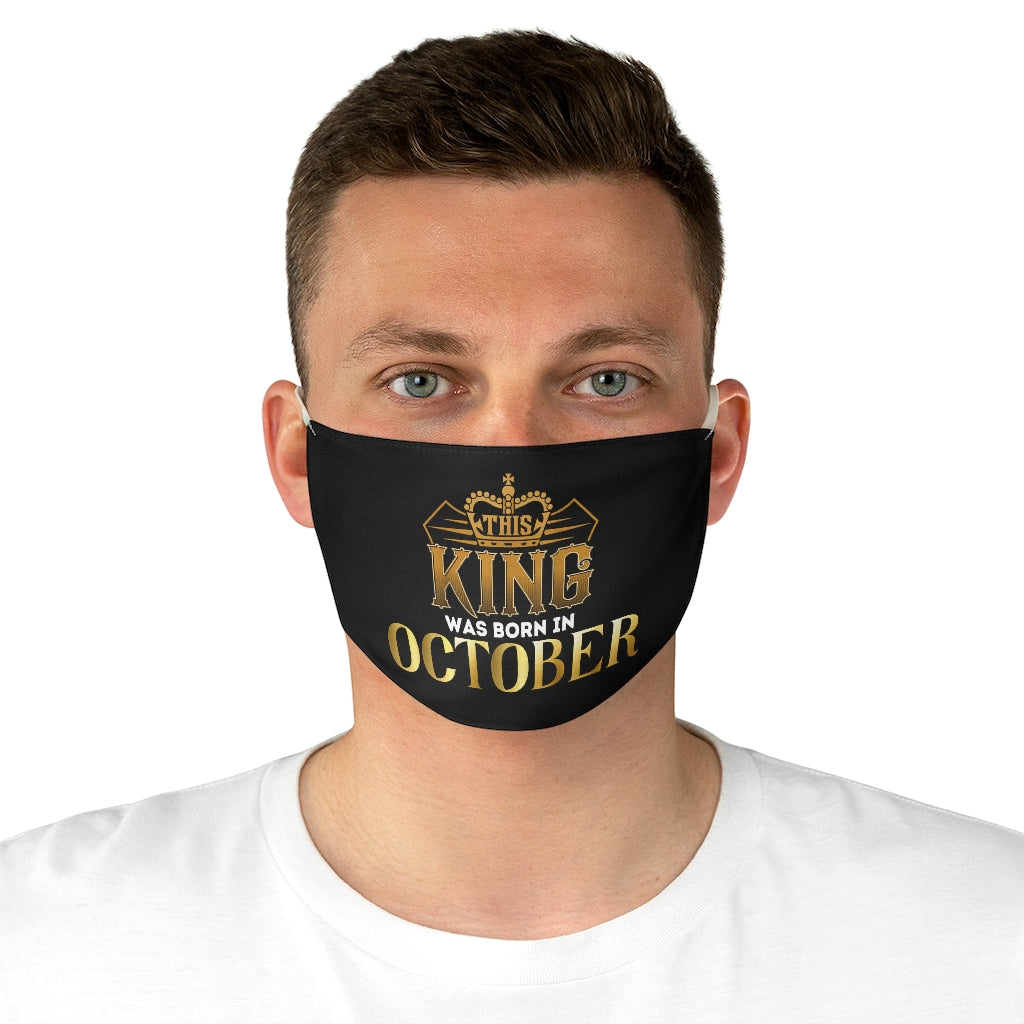 OCTOBER KING FACE MASK