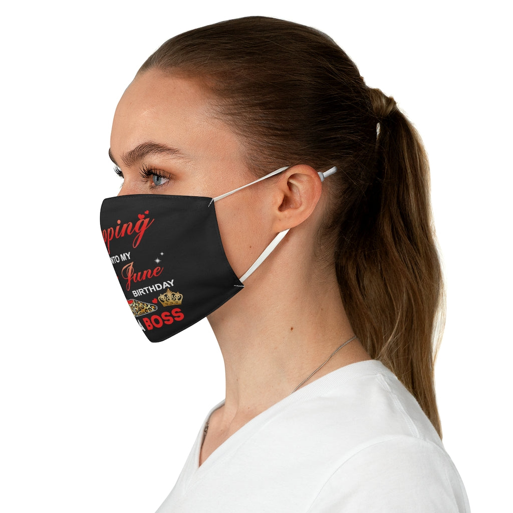 STEPPING JUNE BOSS FACE MASK