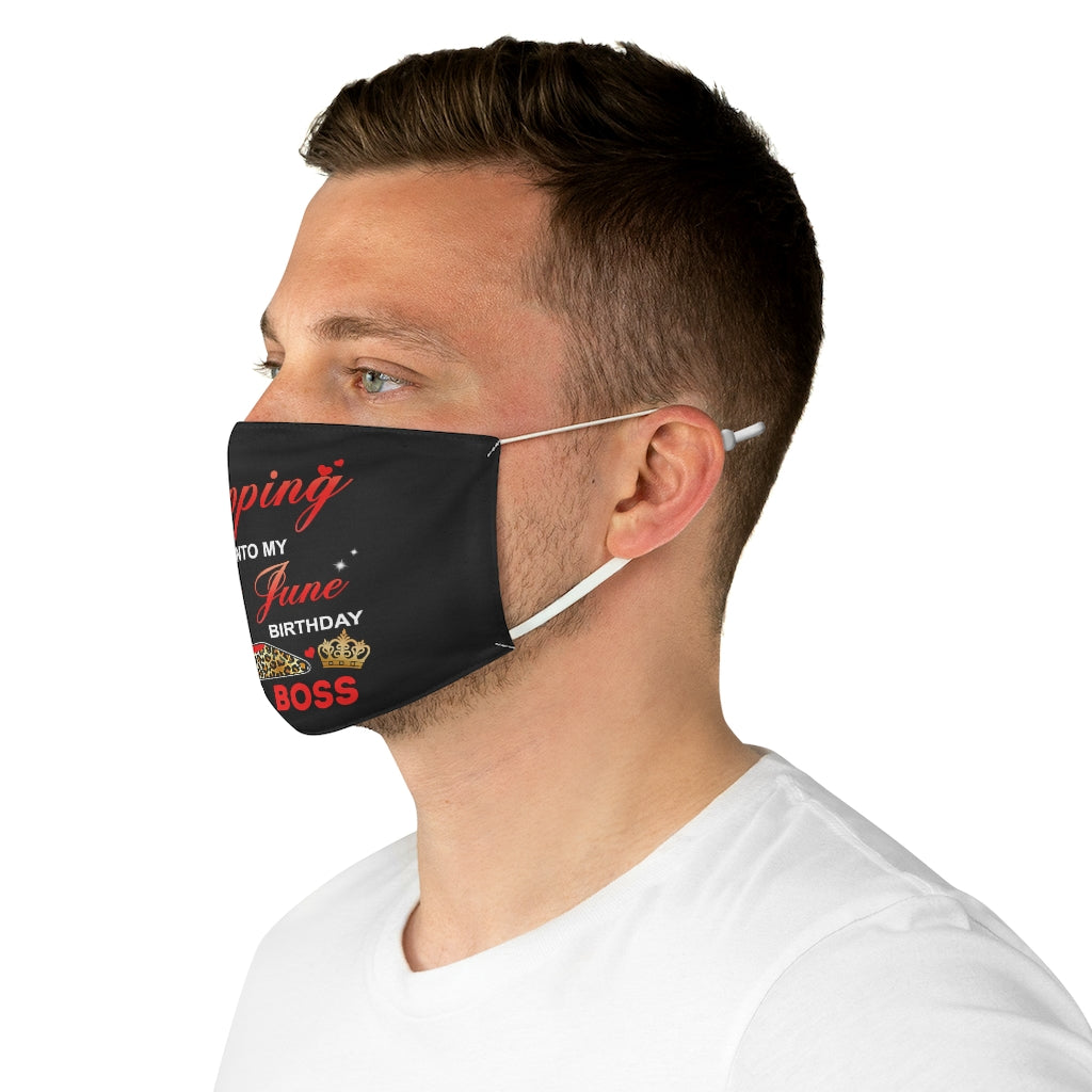 STEPPING JUNE BOSS FACE MASK