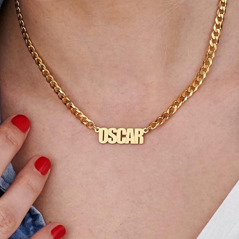 NAME/BIRTH YEAR NECKLACE