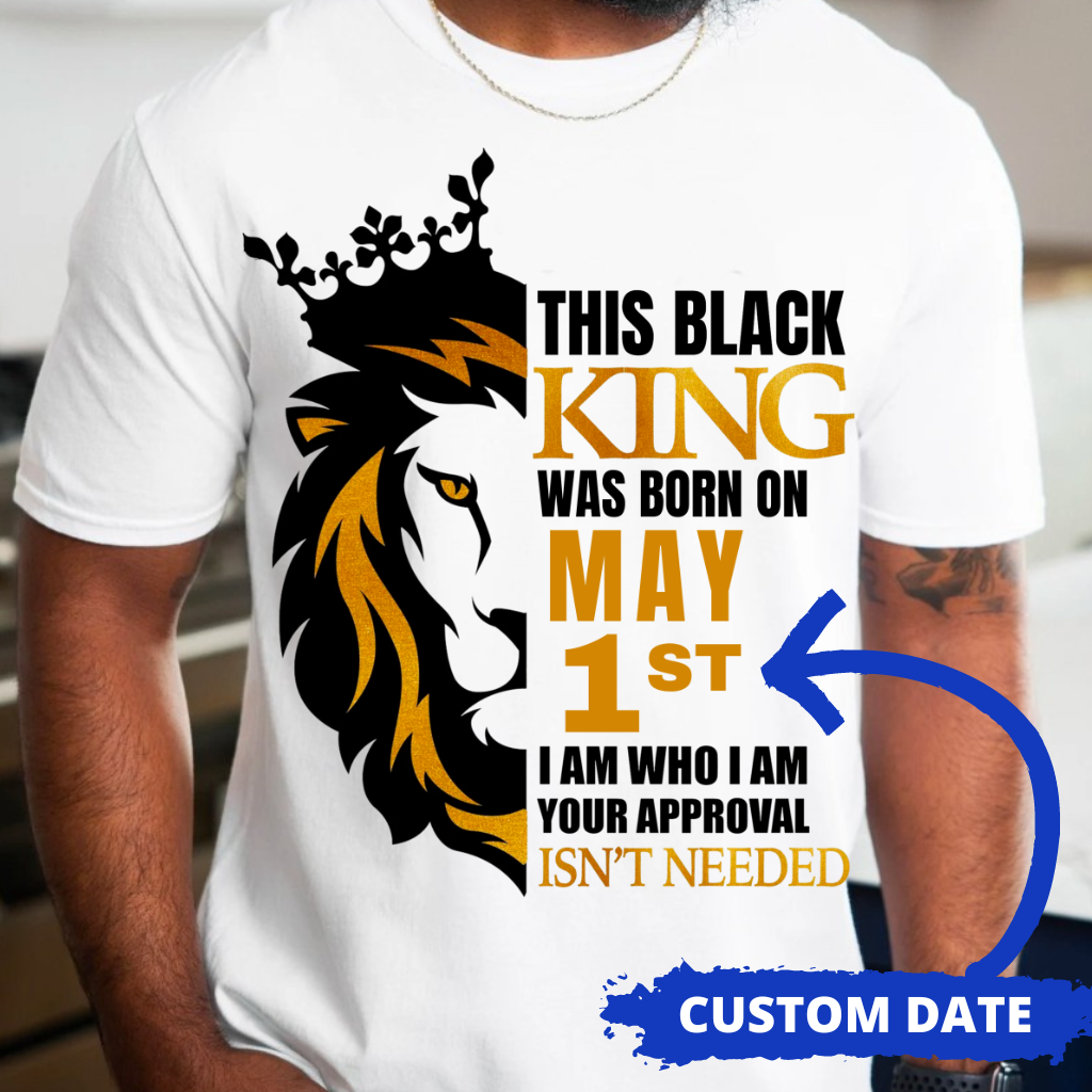 MAY BLACK KING CUSTOM SHIRT