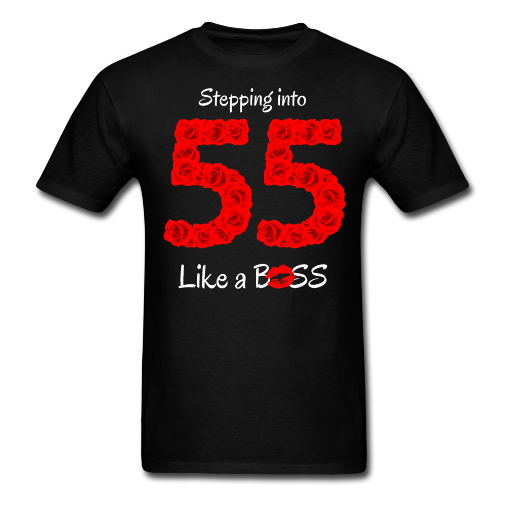 STEPPING 55 ROSE SHIRT - black