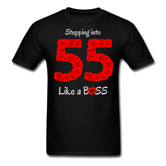 STEPPING 55 ROSE SHIRT - black