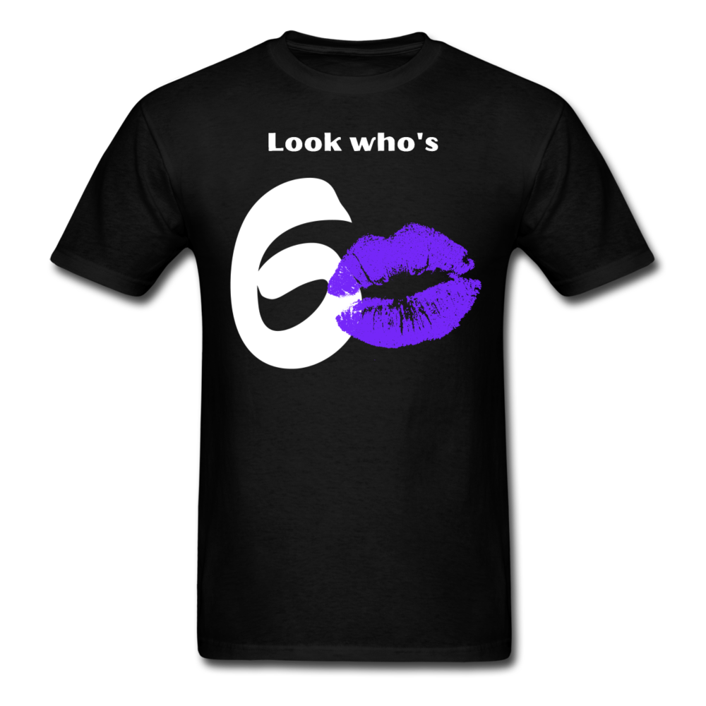 LOOK WHO'S 60 SHIRT - black