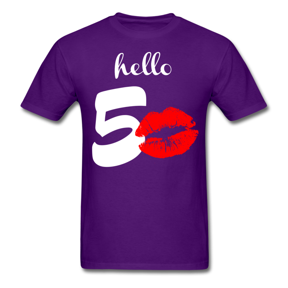 HELLO 50 SHIRT - purple