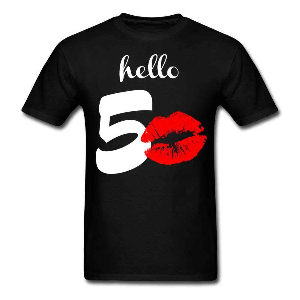 HELLO 50 SHIRT - black