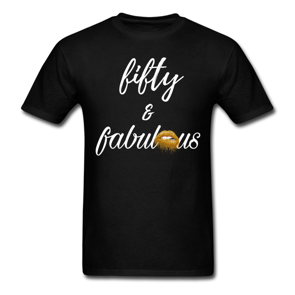 FIFTY AND FABULOUS SHIRT - black