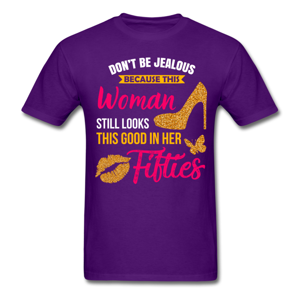 WOMAN FIFTIES SHIRT - purple