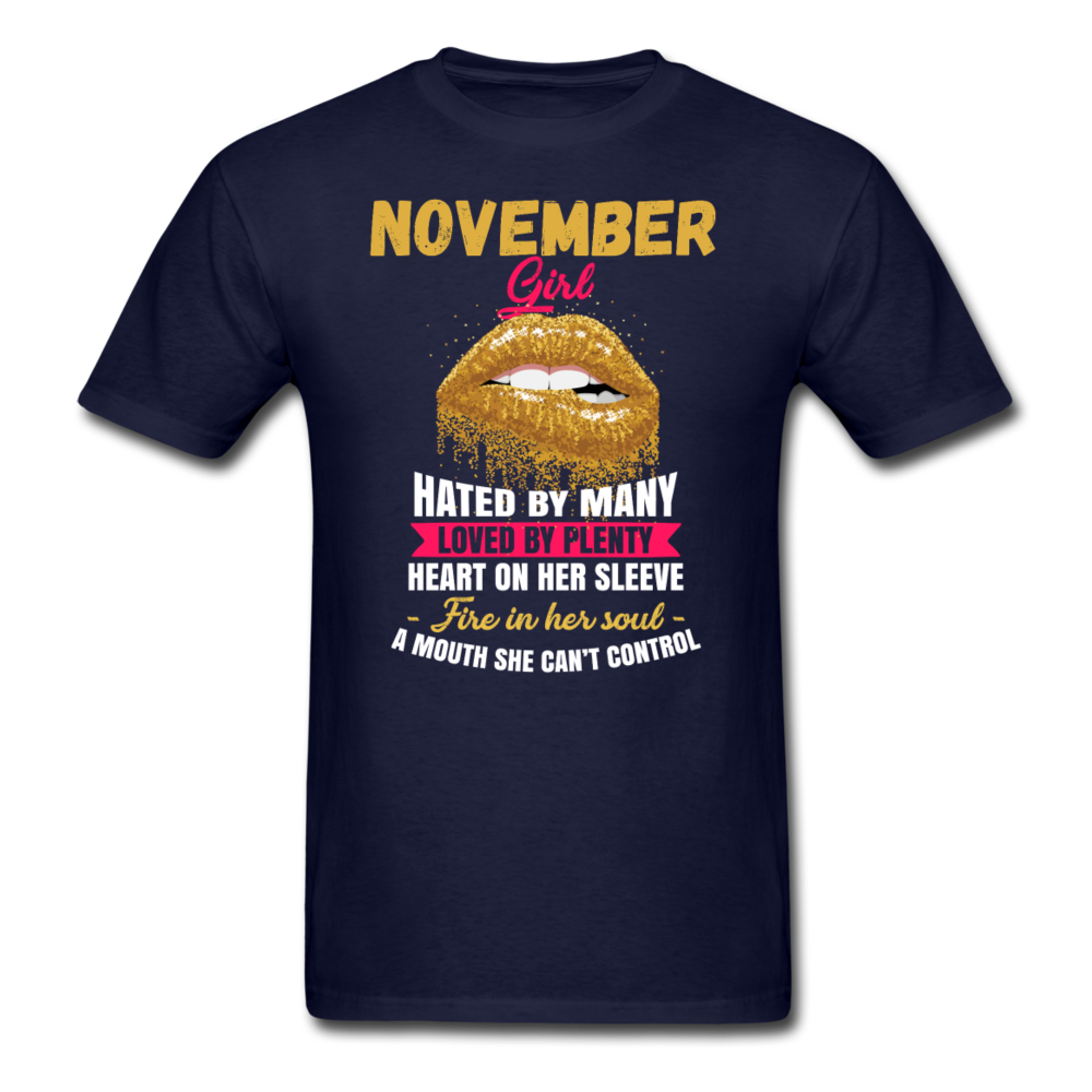 NOVEMBER GIRL FIRE SHIRT - navy