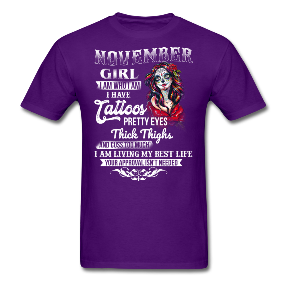 NOVEMBER GIRL PRETTY EYES SHIRT - purple